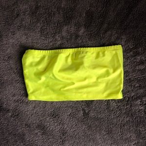 Neon Cropped Tube Top